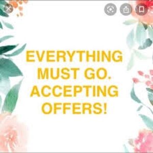 Everything must go sale! All offers considered!!!